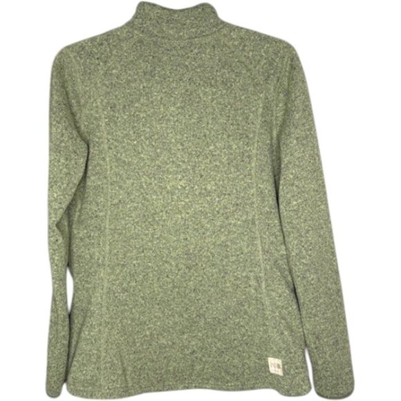 The North Face Shawl Collar 2-Button Fleece Lined Sweater  - Olive/Gray  - L - Picture 5 of 12